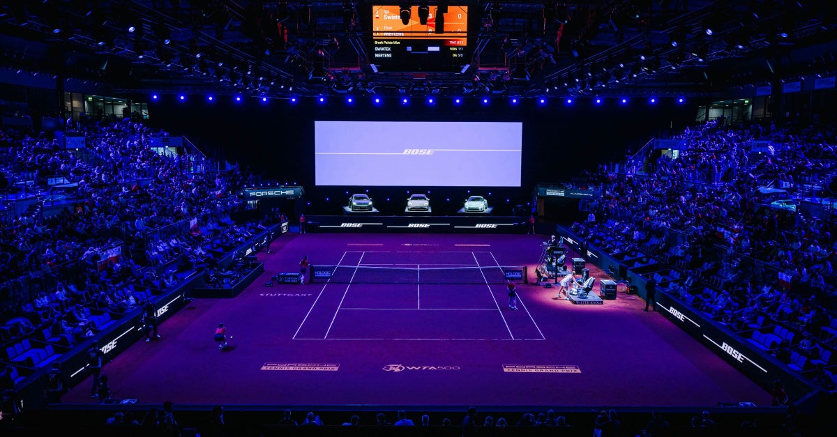 center court with bose sponsorship