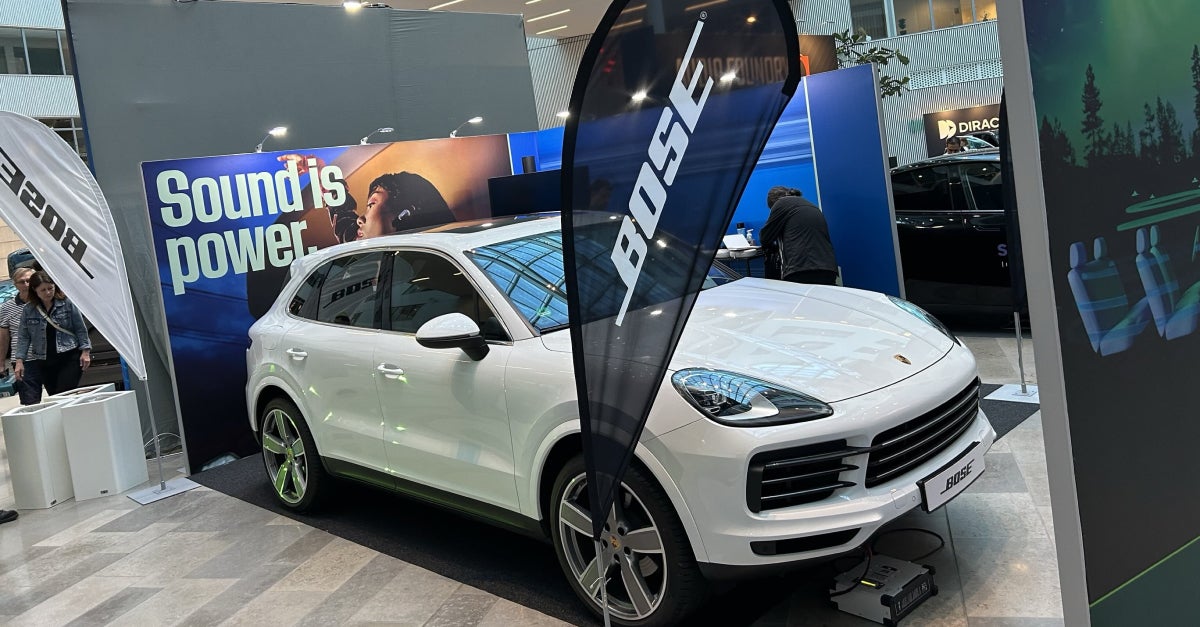 Porsche Cayenne Demo at AES 2024